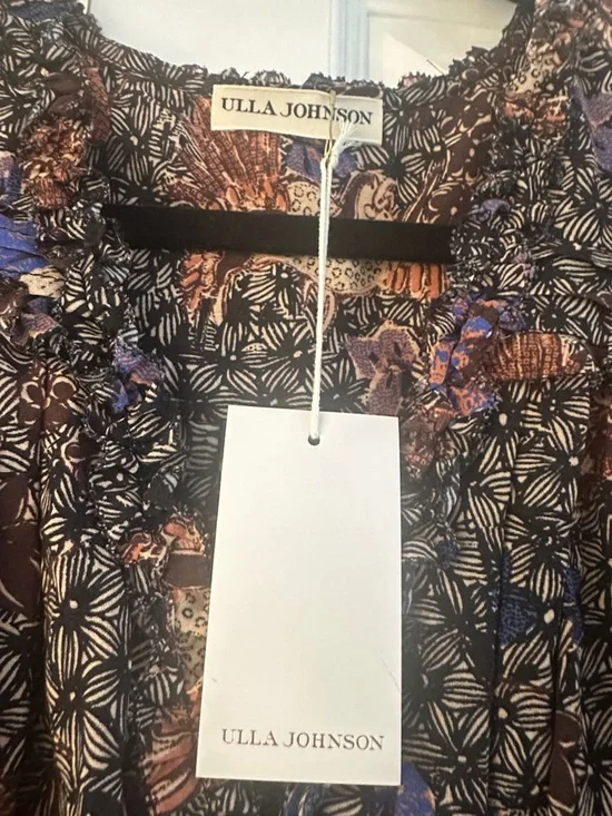 NWT ULLA JOHNSON Virginia dress 2 $595 - Picture 4 of 11